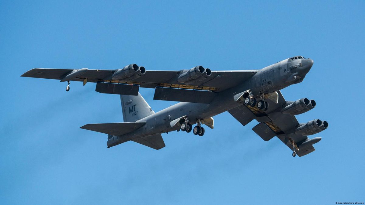 Un bombardero B-52 en una imagen de archivo.