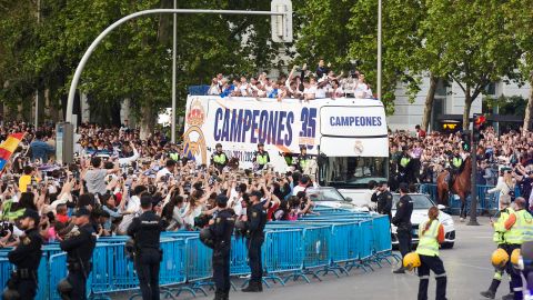 El Real Madrid consiguió su liga 35 en España