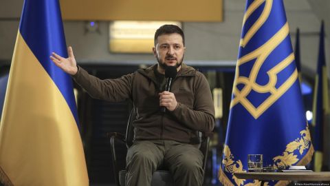 Volodimir Zelenski critica a Antonio Guterres por ir a Rusia antes que a Ucrania