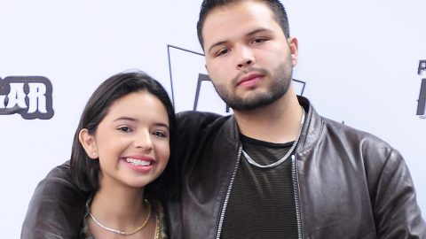 Ángela Aguilar y Leonardo Aguilar.