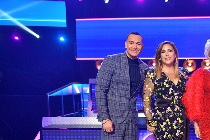 Angélica, Chary, Víctor Manuelle y Eden Muñoz