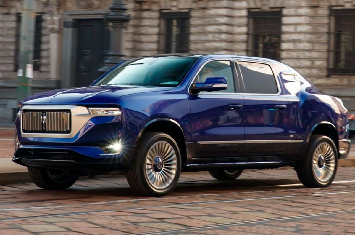 Este particular modelo recibe un potente motor V8