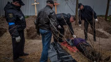 La búsqueda e identificación de restos humanos en Bucha, Ucrania