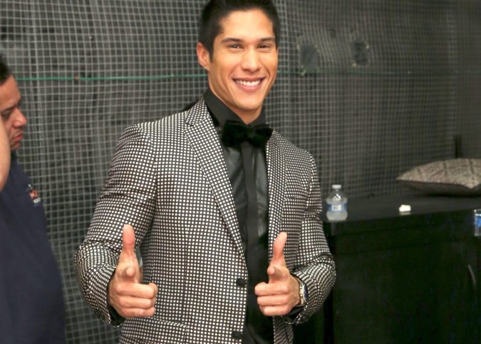 Chyno Miranda en el reality Mira Quién Baila 2013.