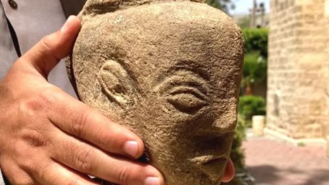 La estatua de la diosa Anat