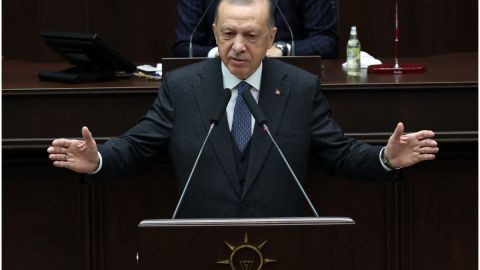 El presidente Recep Tayyip Erdogan habló con Vladimir Putin.