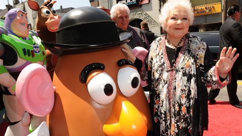 Estelle Harris en el estreno de "Toy Story 3".