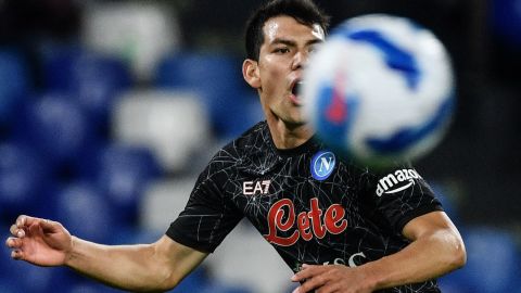 Hirving 'Chucky' Lozano es figura del Napoli.