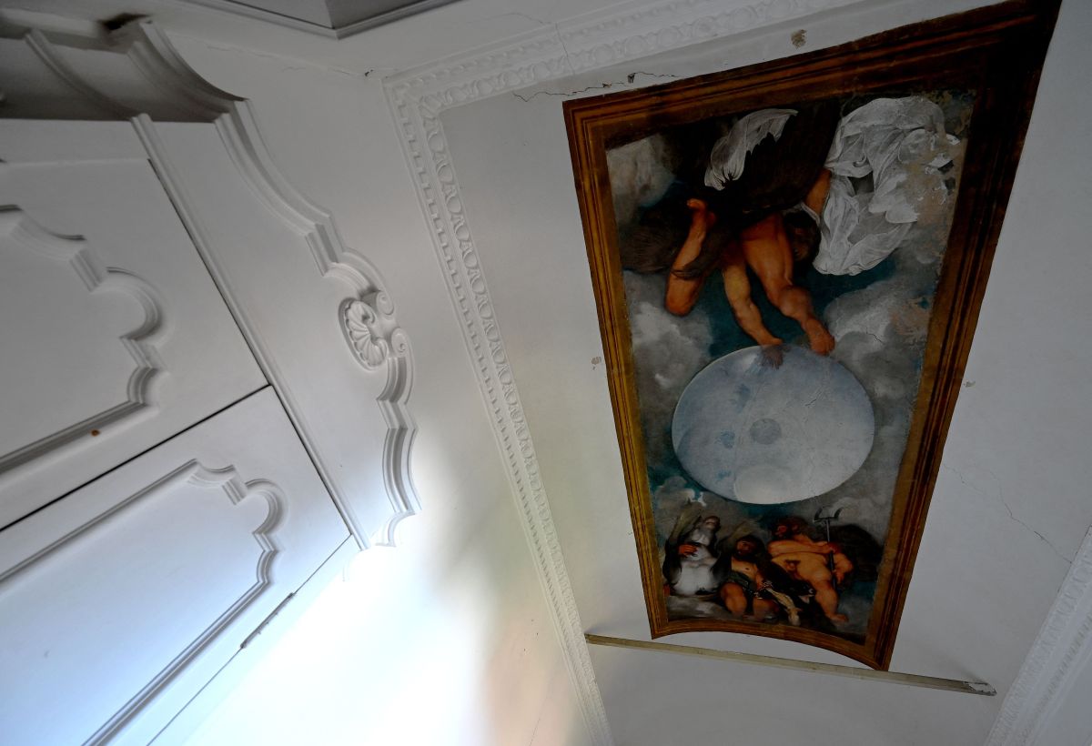 El mural del maestro del 'Cinquecento' es uno de los principales atractivos del palacio (Getty Images by Vincenzo PINTO/AFP)