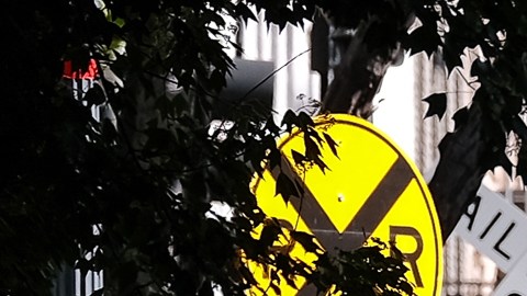 SACRAMENTO, CALIFORNIA APRIL 03: Police markers are placed in the street on the corner of 10th and L street at the scene of a shooting that occurred in the early morning hours on April 3, 2022 in Sacramento, California. Six people were killed and at least 10 were injured in the mass shooting in downtown Sacramento with no suspects in custody. (Photo by David Odisho/Getty Images)