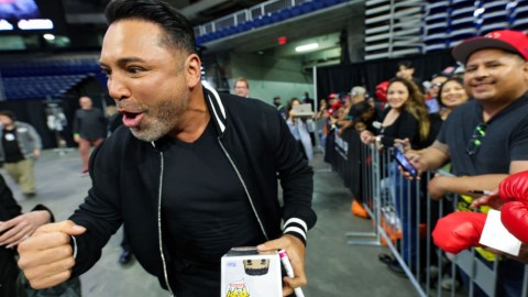Como pugilista y como promotor, Óscar de la Hoya conoce las diferentes facetas del boxeo y sabe que un pleito Pibull Cruz vs. Ryan García es oro puro.