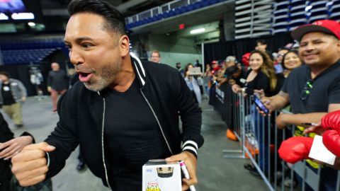 Como pugilista y como promotor, Óscar de la Hoya conoce las diferentes facetas del boxeo y sabe que un pleito Pibull Cruz vs. Ryan García es oro puro.