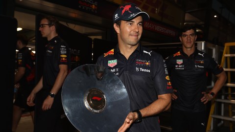 El piloto mexicano Sergio Pérez terminó en segundo lugar.