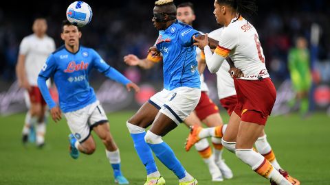 El Napoli empató contra la Roma y se despidió de la pelea por el Scudetto.