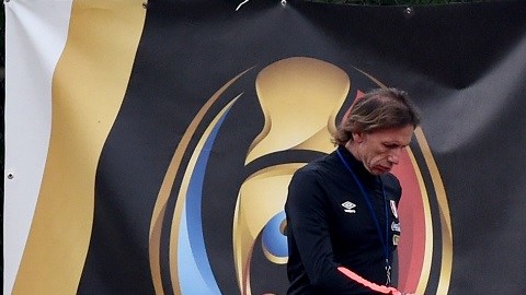 Ricardo Gareca, seleccionador de Perú, estuvo presente en la Copa América 2016.
