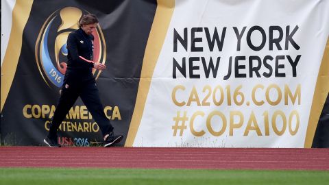 Ricardo Gareca, seleccionador de Perú, estuvo presente en la Copa América 2016.