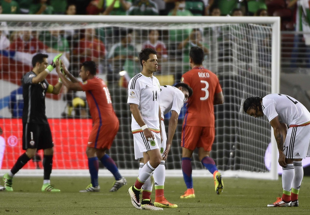 El último partido de México en una Copa América fue en la derrota 7-0 frente a Chile en Estados Unidos.