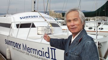 Kenichi Horie será la persona de más edad en cruzar el mar pacífico en Vela.