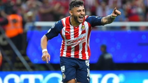 Alexis Vega, delantero de Chivas de Guadalajara y de la selección de México.