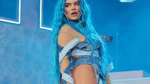 Karol G en Coachella 2022.