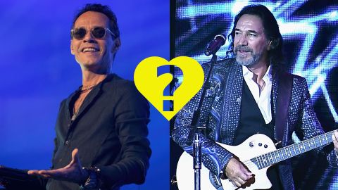 Marc Anthony y Marco Antonio Solís | Getty Images.