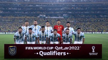La selección de Argentina durante las eliminatorias rumbo a Qatar 2022.