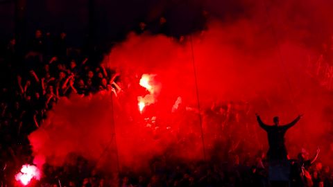 El partido entre Atleti y Manchester se presentaron varios altercados.