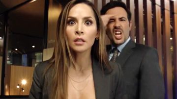 Carmen Villalobos y Sebastián Martínez protagonizan 'Hasta Que La Plata Nos Separe'.