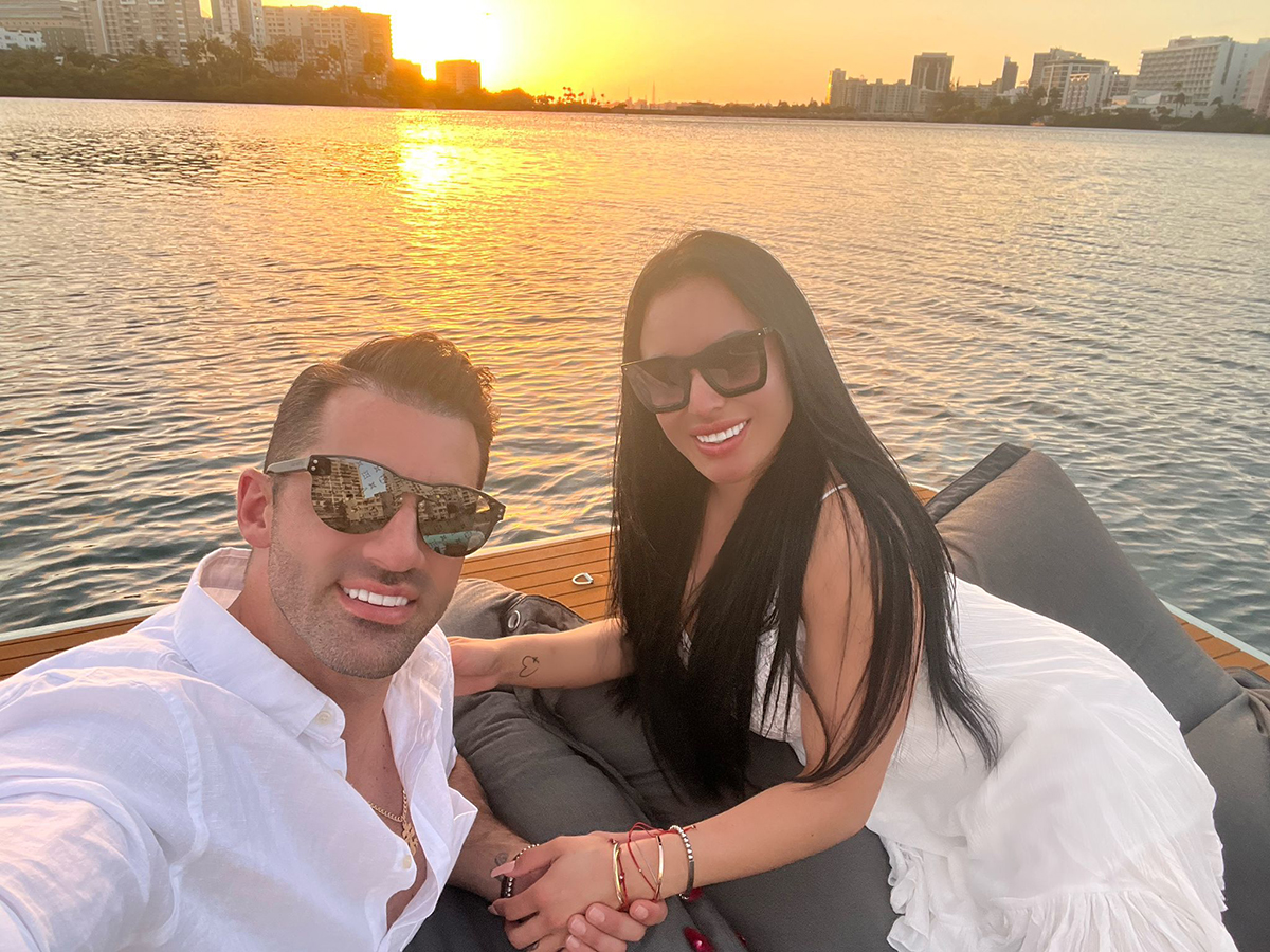Toni Costa y Evelyn Beltrán
