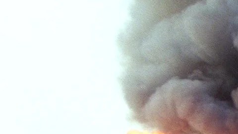 Foto de archivo de los disturbios de 1992 en LA.