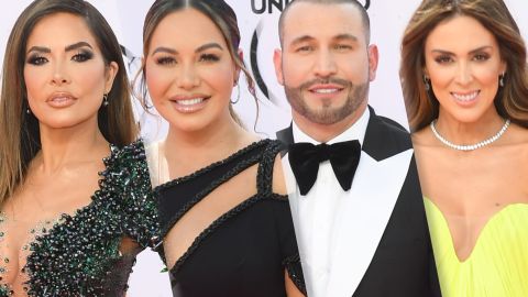 Gloria Trevi, Chiquis Rivera, Rafael Amaya y Jacky Bracamontes estuvieron en los Latin AMAs 2022.