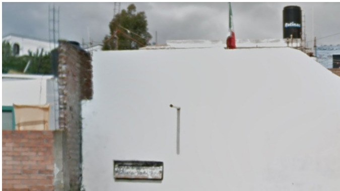 Así lucía la casa de Santa Fe Klan hasta hace algunos años (Google Maps)