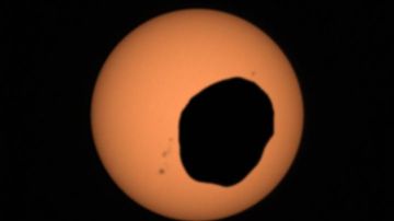Perseverance captura un eclipse solar de Fobos, visto desde Marte
