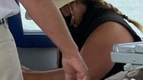 Zuleyma Santos con sus hijos de 4 y 3 años. (Suministrada)