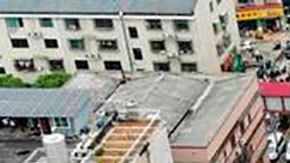 Decenas de desaparecidos tras el derrumbe de un edificio de seis plantas en China