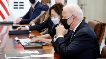 Biden se reunió con el presidente de Corea del Sur, Yoon Suk-yeol.