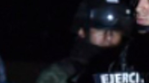 Cholo Iván, guardaespaldas del Chapo Guzmán, durante su captura en 2016.