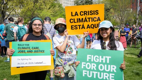 Manifestación "Fight for Our Future" en Washington, DC