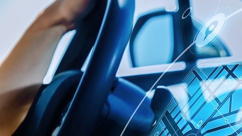 Tablero de auto eléctrico