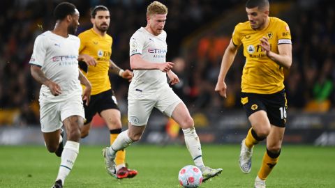 Kevin de Bruyne estuvo iluminado ante el Manchester City.