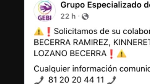 Desaparece familia en la frontera.