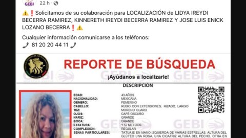 Desaparece familia en la frontera.