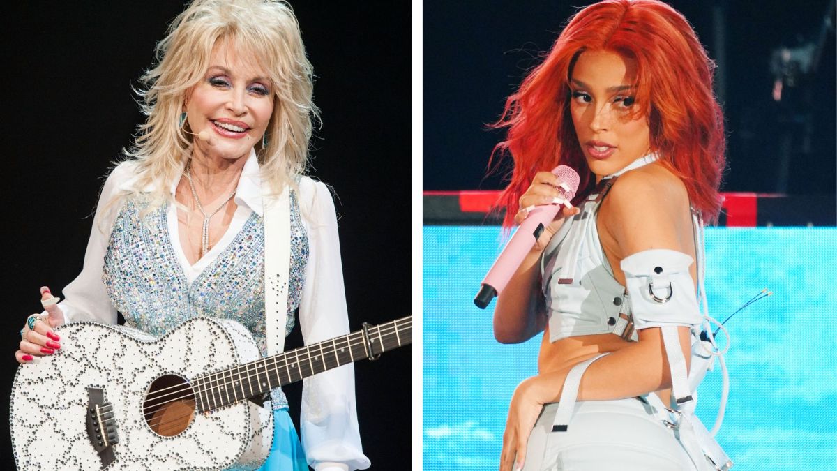 Dolly Parton and Doja Cat |  Valerie Macon/Romain Maurice/Getty Images