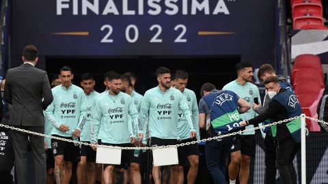 Argentina e Italia ya se preparan para lo que será la Finalissima.