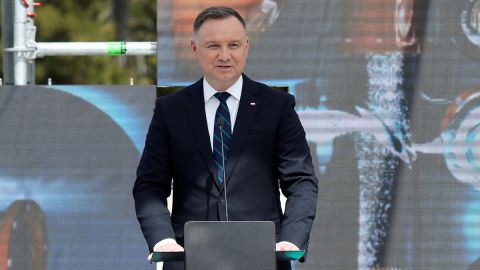 Andrzej Duda dio su opinión durante su discurso en el parlamento ucraniano.