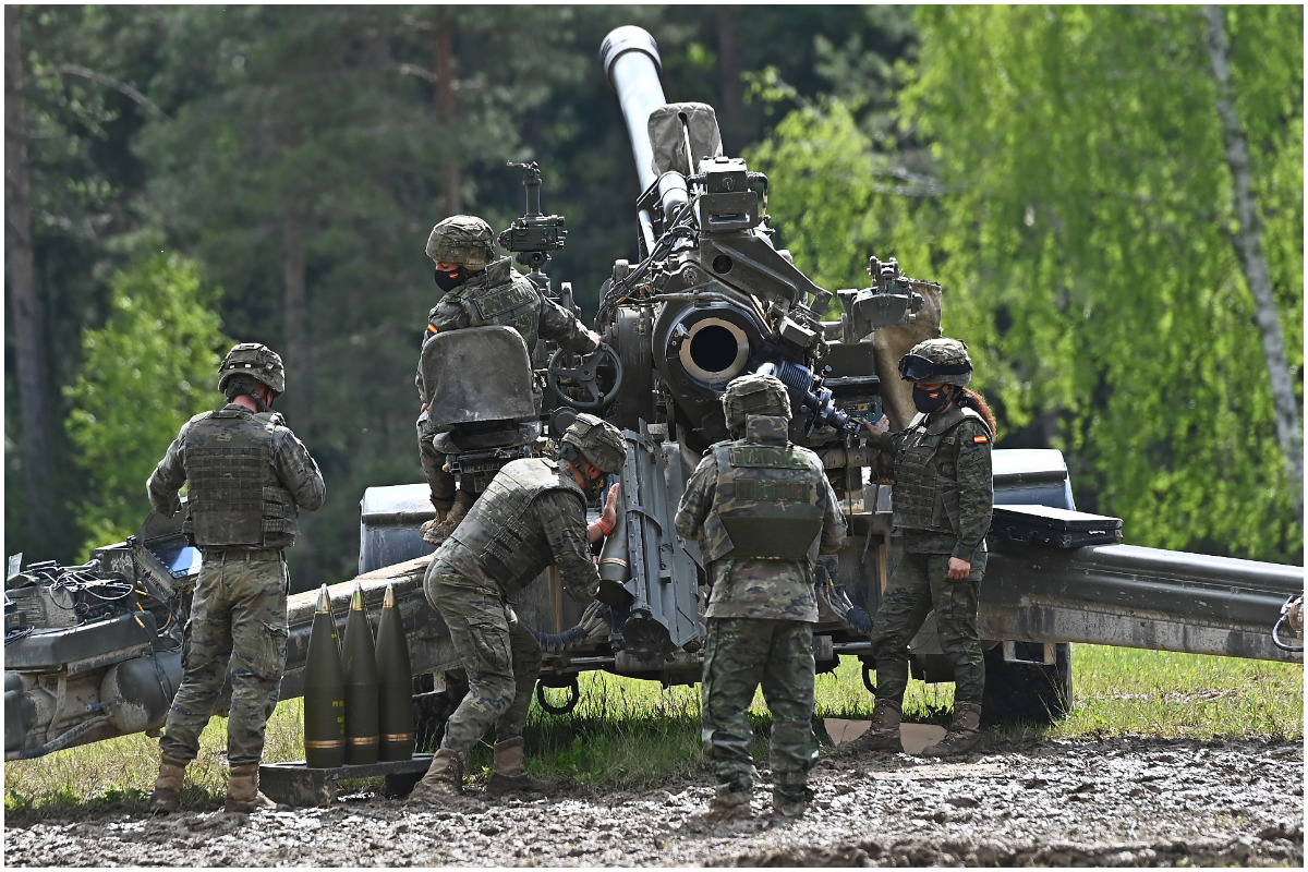 Los soldados ucranianos recibieron entrenamiento en distintos sistemas de armas.