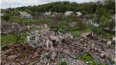 Limán, en el norte de Donetsk, se encuentra a 18 millas de Sloviansk y a  37 millas de Severodonetsk y Lisichansk.