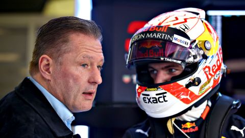 Jos y Max Verstappen.