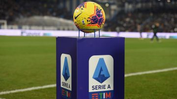 La Serie A, primera división del fútbol italiano.