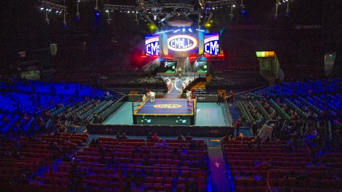 Imagen de referencia de un ring de lucha libre en México.